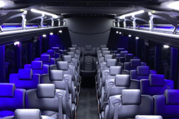 Kettering Charter Bus Interior