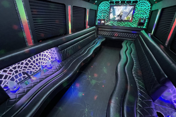 Kettering Limo Bus Interior